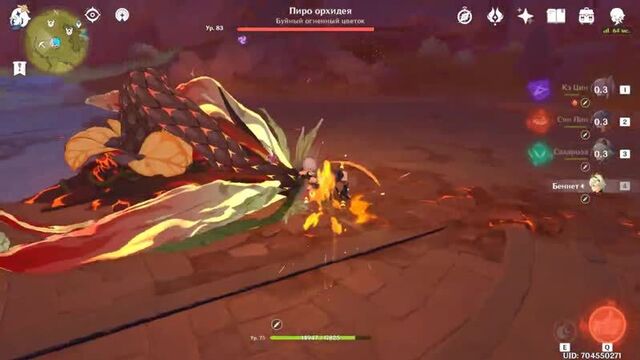 [Hentai TV] Genshin Impact | Кэ Цин 80 лвл | Мир 6 ур | Электро билд | Фан комбо