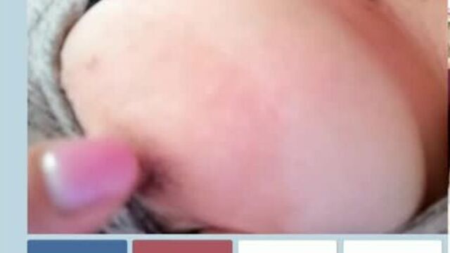 взрослая тётя показала себя в видеочате рулетка