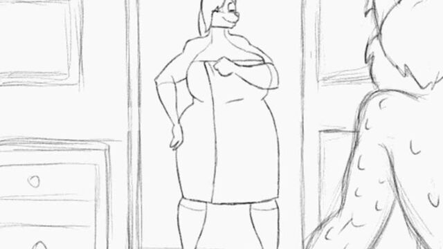 2d Yiff futa Furry Porn Sex E621 FYE Purgy and Alex futanari wolf dickgirl bondage