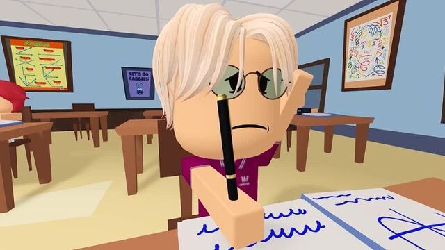 [роблокс анимация (крутой папа)] Заяц Мо, 3 серия (роблокс анимация)