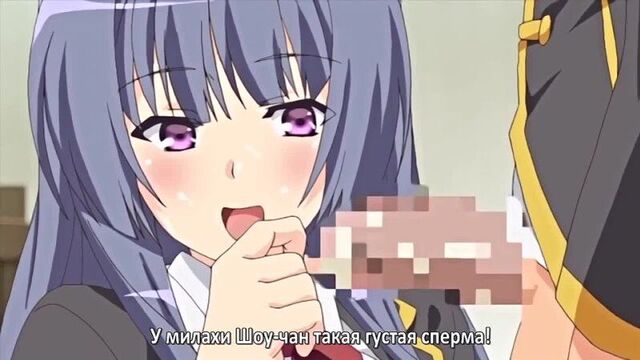 В хентай аниме большие сиськи и море спермы неотъемлемая часть шоу