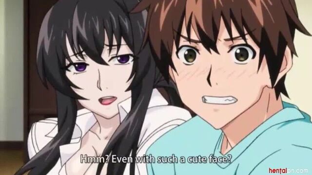 В хентай видео без цензуры анимешный парень кончил в маму спермой