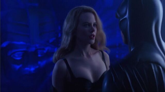 Отрывок из фильма "Бэтмен навсегда" / Соблазнение от Николь Кидман - неудачная попытка