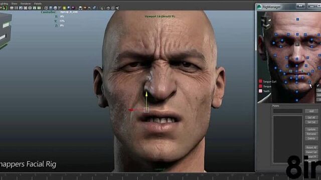 Невероятно реалистичная 3д анимация лица от программы Snappers Facial Rig / Snappers Facial Rig: Animating a 3D face