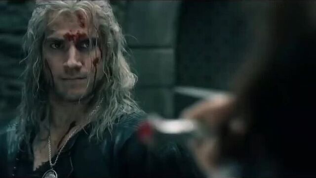 Ведьмак Netflix - Сцена Боя С Музыкой Из Игры