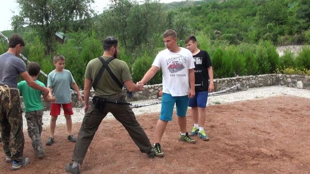 Тренировки казаков...