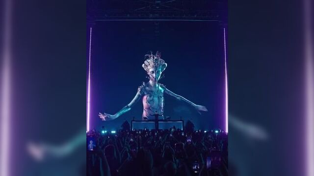 Цифровые аватары на рейв тусовках в Бразилии