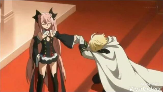 клип аниме " Последний серафим" Мика и Крулл- я не твой пёс