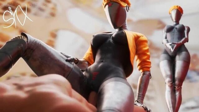 Подборка ЖМЖ секса с близняшками из Atomic Heart