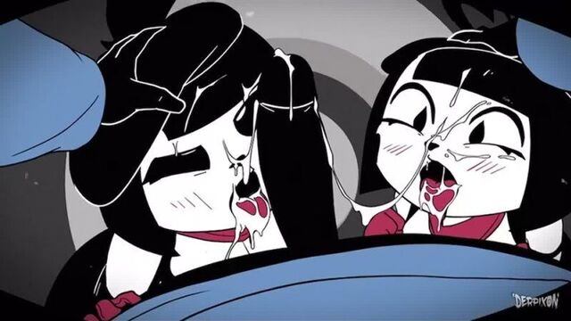 Rule 34 | Правило №34 Хентай и Порно | Hentai R34: бонбон и чучу по очереди (derpixon) [мим и тире]