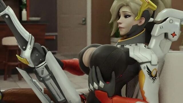 OVERWATCH MERCY RELAX, GROWING GIANT TITS, BIG BOOBS, MASTURBATION PORN SFM HENTAI SEX 3D (18+)