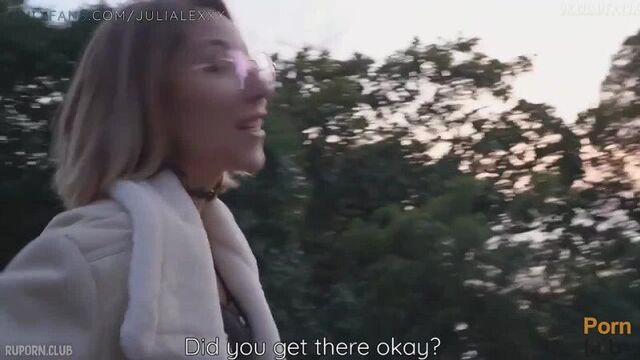 Первое свидание с девушкой JULIALEXXX [порно, хентай, секс, трахает, русское, ин