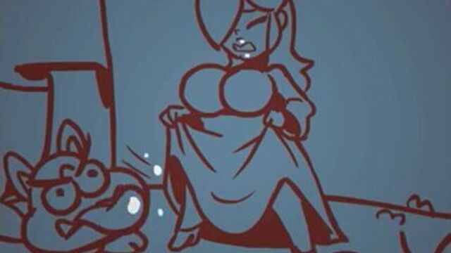 [Хентай и Сперма] | Hentai Cum: Гигантская лина (ключ) [nintendo mario]