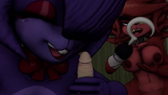 Hentai Fnaf Girl секс со всеми