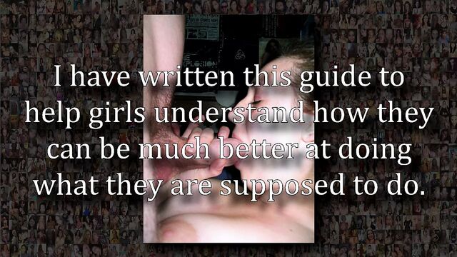 Минет, совет для хороших шлюшек - с озвучкой