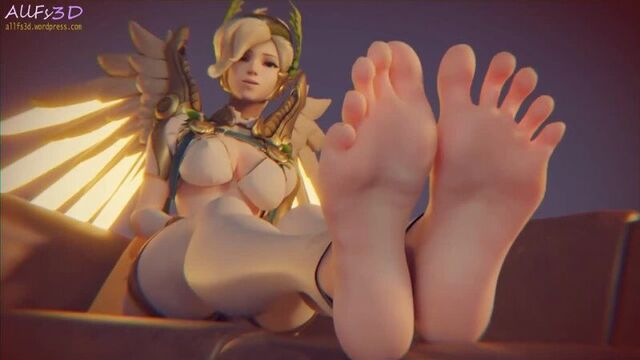 Овервотч 3Д Хентай Анимация | Overwatch Hentai & Porn 3D Фут-фетиш богини милосердия (allfs3d)