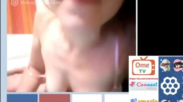 Блондинка с сочным телом в видеочате ome.tv, omegle, videochatru , ометв, чатрулетка, вирт, girl, sex
