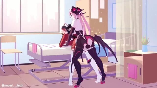 футанари, фурри медсестру ебут в больнице. futanari 2d hentai