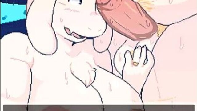 Секс толстая голая ториель сосёт член и толстого азриэля