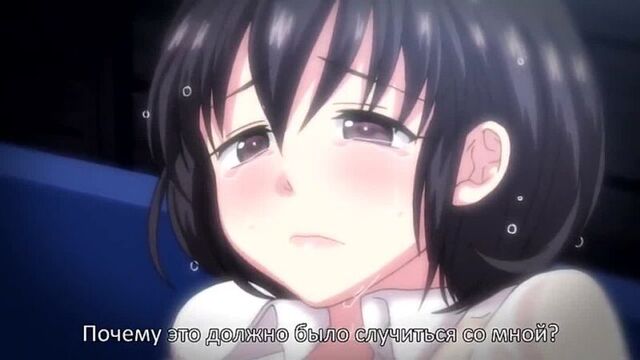 Hentai/ Хентай 18+ 1 Серия Старшеклассница намокла - Секс под дождём