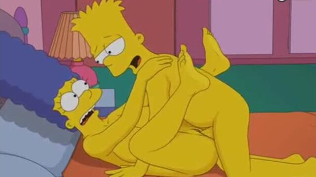 Барт трахает Мардж хентай | Симпсоны
