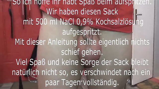 Anleitung Hodensackinfusion мошоночный настой с мошонкой