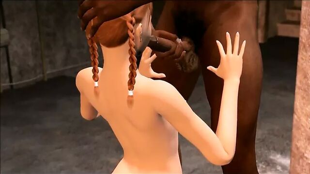 3D межрасовый куколд и трах чирлидерши