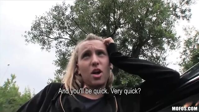 Публичные пикапы - чешскую натурал сняли для публичного секса