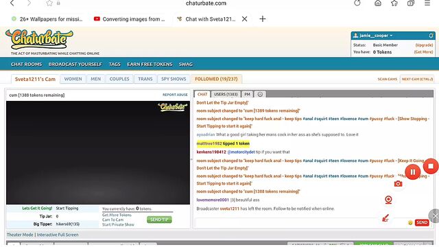 Sveta1211 - мужик жестко долбит ее очко - вебкамера вживую