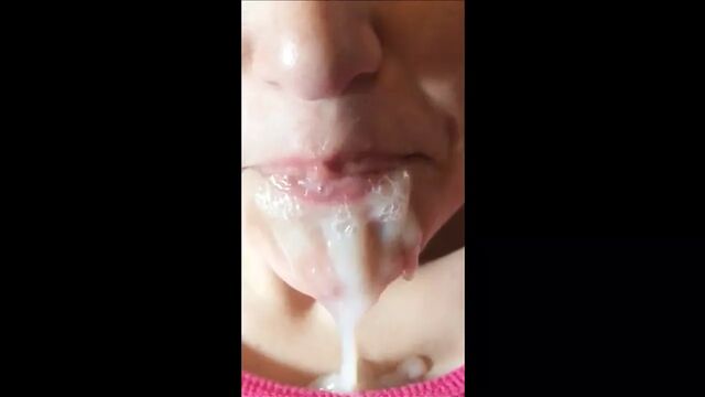 Камшот в любительском видео, подборка №2