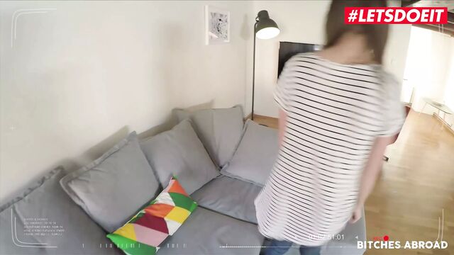 LetsDoEit - русскую крошку Ольгу Петрову соблазняют за границей