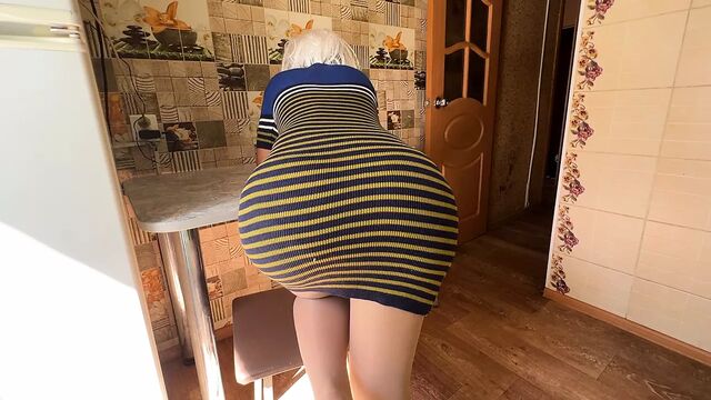 Сексуальная зрелая задница для анального секса