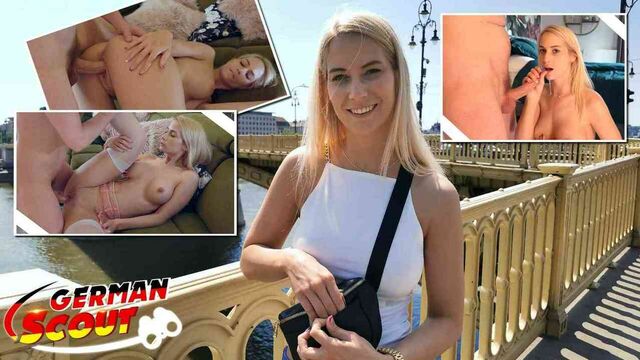 German Scout - сексуальную девушку с шикарной задницей Sharon White сняли и трахнули