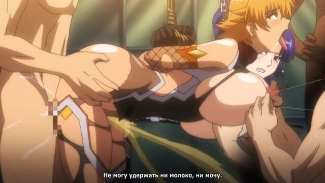 Taimanin Asagi (Охотницы на демонов) c.3 ч.1 [Rus, цензура, HD] SW 3D, секс, порно, хентай 18+