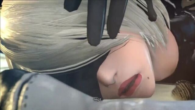 Nier Automata 2B ебут во все щели (18+, RUS SUB)
