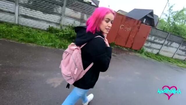 Соснула член парня на улице, а потом отвела домой для горячего секса adolfxnika