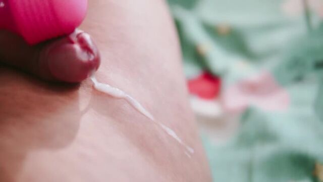 Член потек от вибратора