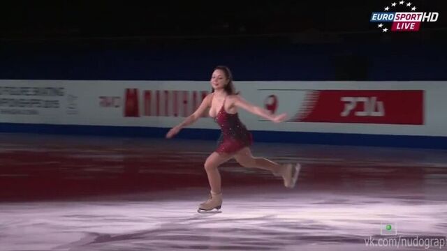 Сексуальная Елизавета Туктамышева - ЧМ 2015 по фигурному катанию. Показательные выступления