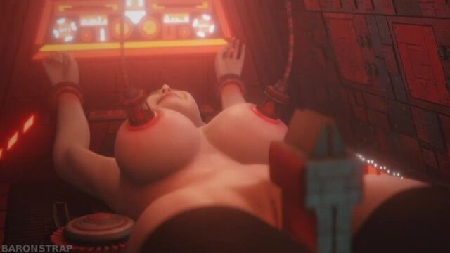 Tifa Tickled in the Box WM Hentai Anime Cartoon Anal Dildo Rape Fisting POV