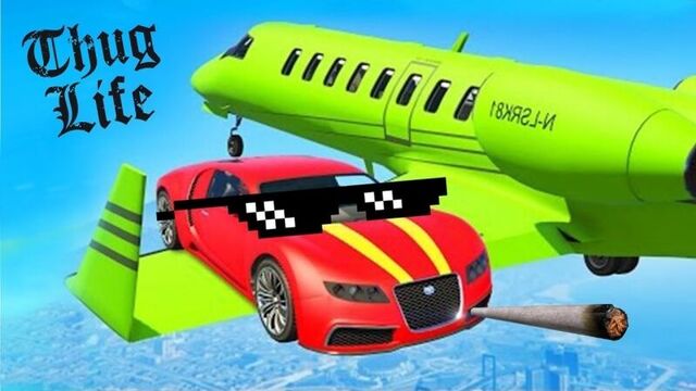 gamewadafaq Эпичные трюки в GTA 5 | WDF 102 | TURN DOWN FOR WHAT!