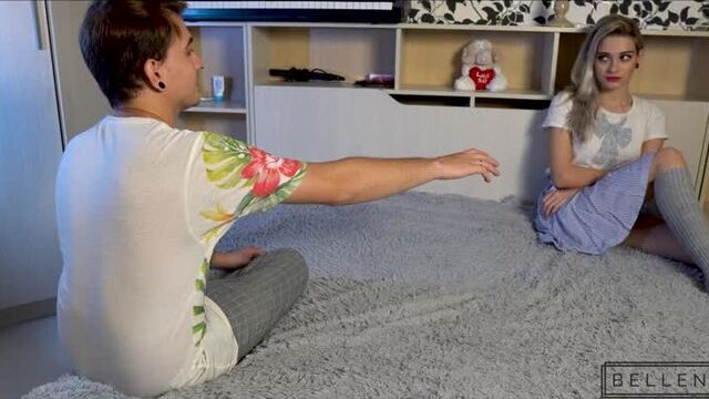 Belleniko [Porno Rose][Amateur, Blonde, Blowjob, Cumshot, Small Tits, Teen, Step, taboo, Русское, Разговорное, Сюжет]