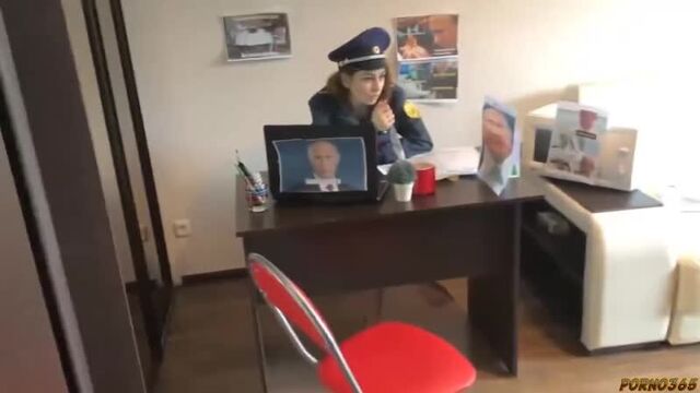 Lolly Lips fucked the police [BlowJob, BigTits, Russian, Teen, Sex]