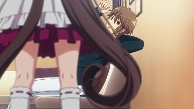 Хозяин извращенец ( Аниме порно хентай секс гифки косплей неко бдсм )