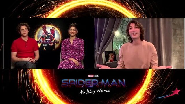 интервью с Томом Холландом и Зендеей