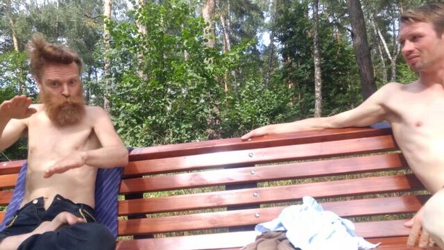 20180813 Сладики. Интервью у Сашки Невского христиано-православнутого БабаРаба. В Лесу.