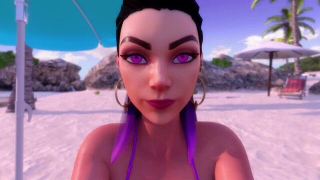 (Sound) Reyna pov sex - Beach ver.1 [Valorant, Shido3D;Porn;Hentai;R34;4K;Blender;порно;хентай;валорант]