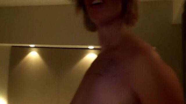 Муж снимает свою шлюшку жену как она идёт трахаться с негром и как он в неё кончает.