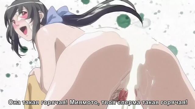 Onmyouji Ayakashi no Megami: Inran Jubaku | Аякаши и Мегами: Священный дух - 1/2 серия [RUS субтитры] (HENTAI)